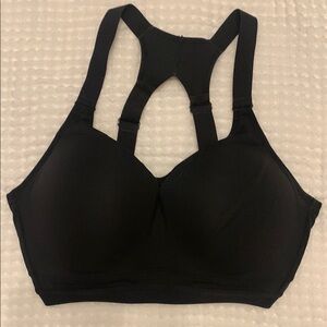 Victoria's Secret Black Sports Bra Racerback Design
